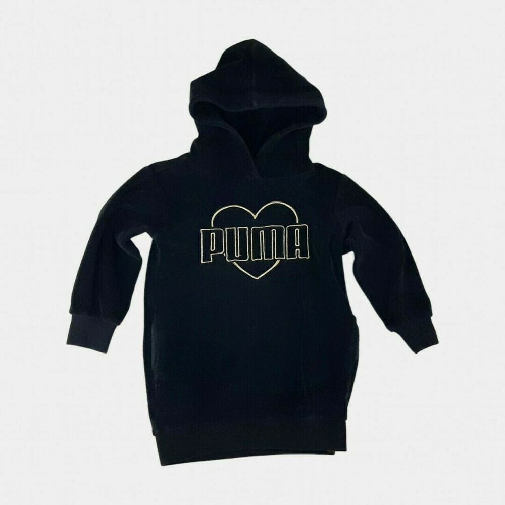 Puma Black Hooded Velour Dress
